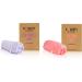 Noughty 97% Natural Microfibre Hair Towels Bundle - Fast Absorption Reduces Breakage & Frizz - 1 Purple & 1 Pink - Buy Online on GoSupps.com