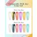 BISHENGYF White Pearl Chrome Nail Powder + Duster Brush Set for Mirror Effect Aurora Magic Nail Art - Holographic Pigment Included - Buy Online on GoSupps.com