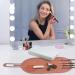 Silicone Makeup Pad - Silicone Brush Cleaning Tool Portable Cosmetic Cleaning Pads Scrubber Mat Pad for Foundation & Lip Brush brown - Buy Online on GoSupps.com