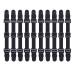 Mask holder black (10 pieces) |Elastic mask holder to relieve the ears over the neck and back of the head - slip -resistant mask extension washable to extend the mouth protection holder