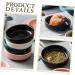 Milisten 6 Pcs Sauce Dish Vinegar Dish Ceramic Dipping Bowls Ceramic Sauce Bowl Saucer Serving Dishes Ceramic Sauce Plates Dip Bowls for Parties Mini Bowl Ceramics Japanese-Style re-usable 9X9X2.5CMx3pcs Blackx3pcs - Buy Online on GoSupps.com