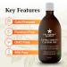 Extra Virgin Castor Oil - 100% Pure Cold Pressed Unrefined - 4.25oz for Skin Hair & Eyelashes Care | The Goodbye Company - Buy Online on GoSupps.com