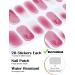 EBANKU Pink Flash Gel Nail Strips | Long Lasting Waterproof Nail Polish Wraps | Includes Cuticle Stick, Nail File & Wipes - Buy Online on GoSupps.com