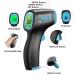 No Touch Forehead Thermometer for Adults and Children - Digital Infrared Body Thermometer for Kids - High Temperature Alarm - Instant Accurate Reading - Black - Buy Online on GoSupps.com