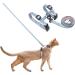 Pidan cat dishes and leash breakout adjustable cat dishes for large and small cats light soft soft for travel pet-safe blue blue Neck Girth 7.8 -12.2 Chest Girth 10.2 -16.9