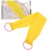Double Sided Exfoliating Back Scrubber with Coarse Sand | Handle for Body Washing Shower - Yellow - Buy Online on GoSupps.com