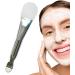 Face Maskk Applicator Double Head Comfortable Handle Face Brush Skincare Spatula Silicone Facial Mud Mixing Tool flexible Skin Care Tool for Makeup Accessories Silver - Buy Online on GoSupps.com