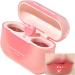 Moisturizing Lip Gloss Shiny Lip Gloss Double Matte Lip Clay | Earphone Case Glossy Lip Tint Lip Balm with Heart-Shaped Applicator Long Lasting for S - Buy Online on GoSupps.com