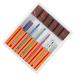 POPETPOP 1 Set Nail Drill Bits for Acrylic Electric Nail File Drill Bits Cuticle Drill Bit Nail Polish Tools Drill Bits for Nails Pedicure Bits Electrical Tools Tungsten Steel Grinding Head 6.5x5.5cm Orange
