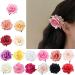 AJTUTUS Rose Clip Fabric Rose Flower Hair Pins Brooch Floral Clip Flower Pin Headpieces Woman Wedding Party Favor Accessory - Buy Online on GoSupps.com