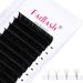Fadlash Easy Fan Lashes C Curl 0.07 14mm Single Lashes Russian Lashes Natural Look Self Fanning Eye Lashes Automatic Blooming Russian Eyelashes Extensions(0.07-C-14) 14 mm 0.07-C