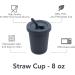 Ka Straw Cup | 100% Food-Grade Silicone | Spill-Proof | Non-Slip & Soft | Dishwasher Friendly | Fern 8 oz - Buy Online on GoSupps.com