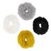 FRCOLOR Hair Ponytail Hair hair scrunchies Elastic Ponytail Holder white scrunchie ears hair ties ponytail band hair wraps for women Faux Hair Bands big hairy Miss pompom elastic