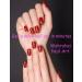 TrueShei Red Cat Eye UV Gel Nail Foils | 20 Self-Adhesive Nail Film Stickers | Gellack Wraps for Stunning Red Cat's Eye Nails - Buy Online on GoSupps.com