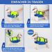 Shop Eyin Life Jackets for Medium Dogs | Adjustable Reflective Durable Swim Aid (Blue & Yellow) - Strong Buoyancy & Tear Protection - Buy Online on GoSupps.com