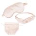1 Three Piece Eye Mask Set Girls Face Mask Womens Head Wraps Animal Masks Hair Ties for Women Night Eye Cover Eye Eyeshade Sleeping Eye Mask Blindfold for Girls Sleep Eye Mask Beige