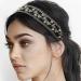 BeeSpring Handmade Crystal Rhinestone Headband - Elegant Luxury Jewelry Beads for Bridal Wedding, Proms, Pageants - Perfect Birthday Gift (Black) - Buy Online on GoSupps.com