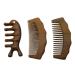 Lot de 3 peignes d'accouchement en bois de santal peignes de massage du cuir chevelu pour soulager la douleur du travail peignes en bois pour femme un cadeau de grossesse indispensable pour les