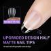 EARLMONI Extra Short Almond Nail Tips Set 432 Pieces Full Cover Soft Gel Artificial with Glue Cuticle Pusher 12 Sizes Prepolished Short Almond Nail Tips Set for Women Salons - Buy Online on GoSupps.com