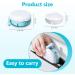 Okcnoupp Dental Retainer Case Denture Cleaning Box with Strainer & Mirror (Free Chewer + Braces Extractor + Brush) Suitable for Removable Braces Storage Soaking Cleaning Round - Buy Online on GoSupps.com
