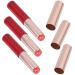 3Pcs Lip Brush Lip Gloss Brush Portable Lipstick Applicator Silicone Round Head Lipstick Smudge Brush Makeup Brush Tool for Women Girls
