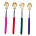 TOVINANNA 4 pieces scratched pin back itching device backkratch tool backshaber hand massager backlap retractable handle scraps
