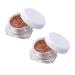 SKISUNO 2pcs Loose Pigment Eyeshadow Glitter Eyeshadow Loose Eyeshadow Glitter Set Sequins Highlighter 1 count (Pack of 1) Golden