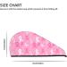 Breast Cancer Awareness Microfiber Hair Towel | Soft Super Absorbent Coral Velvet Wrap for Long Curly & Thick Hair - Buy Online on GoSupps.com