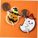 Warmhm 50pcs Halloween Message Card Halloween Candy Tag Packaging Decoration Card Paper Card Halloween Decor Pencil Caps Tooth Charms Candy Wrapping Card Lollipop Pumpkin - Buy Online on GoSupps.com