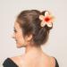 Hawaiian Flower Hair Clips for Women 6 Pack Flower Hair Claw Clips for Thin Hair Large Claw Clips for Thick Hair Beach Hair Accessories for Girls (Multicolor 6 Pieces) - Buy Online on GoSupps.com