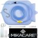 Mikacare Enema Bag Kit Clear Non-Toxic Silicone. for Coffee and Water Colon Cleanse. 6 Foot Long Hose, BPA and Phthalates Free, 6 Tips 4 Quart 4 Quarts