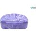 Orthodontic Retainer Case - Purple Marble | Portable Denture & Mouthguard Holder - Buy Online on GoSupps.com