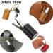 WADORN PU Leather Hand Sanitizer Keychain Set - 5 Colors - Portable Travel Squeeze Bottle Holder - Mini Hand Sanitizer Holder (2 oz/60 ml) - Stylish and Convenient - Buy Online on GoSupps.com