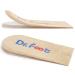 Dr.Foot Adjustable Orthopedic Heel Lift Inserts Height Increase Insole for Leg Length Discrepancies Heel Spurs Heel Pain Sports Injuries and Achilles tendonitis (Beige 2 Layers) Beige 2 Layers: Small-Women's 4.5-9.5|Men's 6-8.5