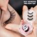 Self Adhesive False Eyelashes - 3 Pairs Reusable No Glue or Eyeliner Needed Includes Non-Slip Curler | International Shipping Available - Buy Online on GoSupps.com