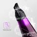 Hair Dryer Professional Ionic Hairdryer 1800W Home Fast Drying Blow Dryers 3 Heat 2 Speed Settings Low Noise DC Motor with Nozzle for Household Student Dormitory Purple Small Gift - Buy Online on GoSupps.com