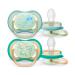 Philips Avent Ultra Air Pacifiers for Babies 0-6 Months - Pack of 4 with Sterilization Box | International Shipping Available - Buy Online on GoSupps.com