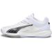 PUMA Men's Accelerate Nitro SQD Indoor Sports Shoes - Size 44 EU | White Black Concrete Gray | International Shipping Available - Buy Online on GoSupps.com