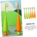 Buy Healvian 12 STK Soft Carrot Toothbrushes for Children - Bulk Travel Manual Toothbrushes for Kids & Pets | International Shipping Available - Buy Online on GoSupps.com