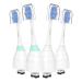 Replacement Toothbrush Heads for Philips Sonicare E Series Electric Brush with Magic Spiral Bristles Professional Cleaning and Whitening Replacement Toothbrush Heads Refills 4 Pack