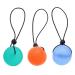 Solustre 3 pc. Fitness equipment exercises squeezeball grip strengthen ball fitness hand therapy therapy powdery balls train wrist tools.