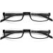 Kerecsen 5-Pack Half-Moon Reading Glasses for Women & Men - Black 2.0 Reader Frames with Spring Hinges | International Shipping Available - Buy Online on GoSupps.com