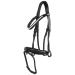 Marengos - bridle bridle Soft Crystal |Bridle horse & pony |English combined breeches made of leather & with anatomically shaped piece of neck |Bridle with a belt wing |Horses accessories in black black thoroughbred