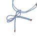 Oralgo's unique collarbone chain handmade fashionable loop trailer necklace brazen material suitable for party everyday life transparent glass