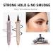CRINSLY 2022 Upgraded Black Eyelash Glue Pen 2 in 1 Self-Adhesive Eyeliner | Long-Lasting & Waterproof Formula for Sensitive Eyes | Quick-Drying & Latex-Free | Strong Hold (2Pcs Black) - Buy Online on GoSupps.com