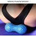 Stinge Peanut Shape Massage Ball - Spiky Hand & Foot Massage Device for Deep Muscle Relaxation - 2 Pieces Blue Roller - Buy Online on GoSupps.com
