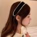 Wiwpar Wide Beaded Headband - Elegant Black Beads Hair Hoop for Women and Girls - Buy Online on GoSupps.com