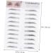 Housoutil 2pcs 3d Eyebrow Stickers Beauty Kit Lady Tools Hair Kit Eyebrow Tool The Lazy 6d Eyebrow Trimming - Buy Online on GoSupps.com