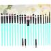 WOONEKY 20pcs Eyelash Eye Shadow Brush Makeup Brush Kit Eyeshadow Tools Shadow Eye Shadow Brush Size 1 As Shown - Buy Online on GoSupps.com