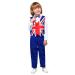 mintgreen Baby Boys Gentleman Suit Set Long Sleeve Shirt with Bowtie + Waistcoat + Pants Size: 1-4 Years Red Blue 18-24 Months